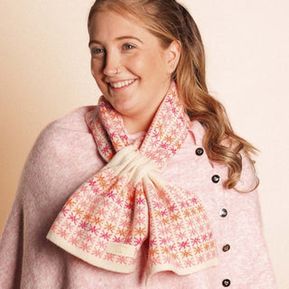 ZELLY SCARF - PULL THROUGH STARS PINK