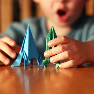 Fold Your Own Flying Paper Rockets