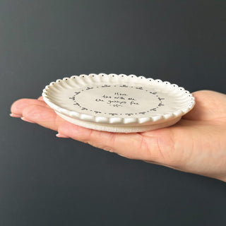 Scallop coaster-Have tea with me