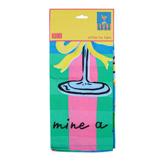 Hijinx Tea Towel - Make Mine a Martini - Cat