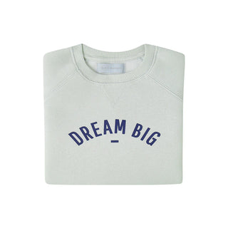Bob & Blossom Pebble Grey 'DREAM BIG' Sweatshirt