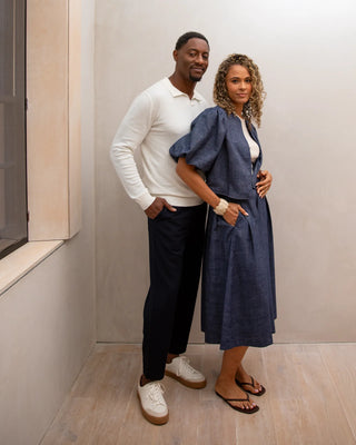 CHALK - JESSICA JACKET | DARK DENIM