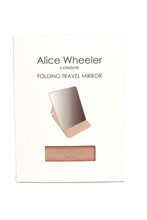 Load image into Gallery viewer, Alice Wheeler - Pink Folding Travel Mirror
