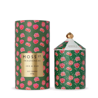 Moss St. Ceramic Candle 320g - Iris & Oud