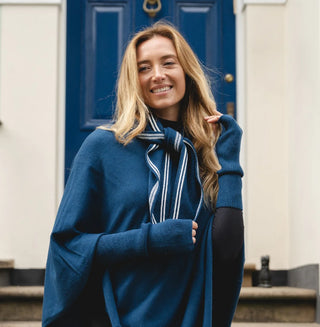 PARK LANE POSEIDON BLUE SCARF