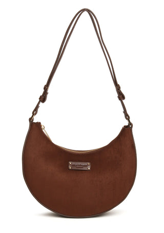 Chocolate - Suede Kensington Shoulder/CBB