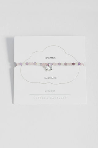 Estella Bartlett - Purple And Pearl Butterfly Bracelet