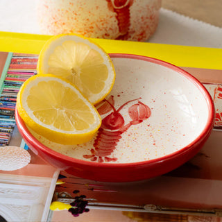 Mini Ceramic Dish - Red Lobster