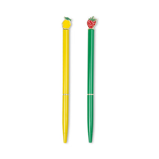Metal Ballpoint Icon Pens - Fruit