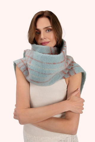 Powder- Angelica Cosy Scarf -Ice/Tangerine