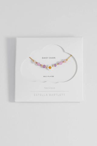 Estella Bartlett Pink Flower Miyuki Bead Necklace