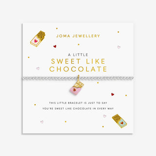 A LITTLE VIBES | SWEET LIKE CHOCOLATE | Silver & Gold Plated | Bracelet | 17.5cm stretch