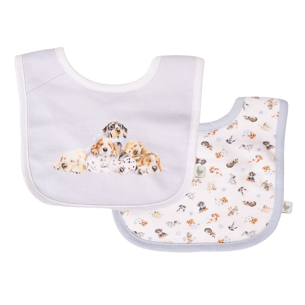 Wrendale- Little Wren Bib Gift Set - Little Paws