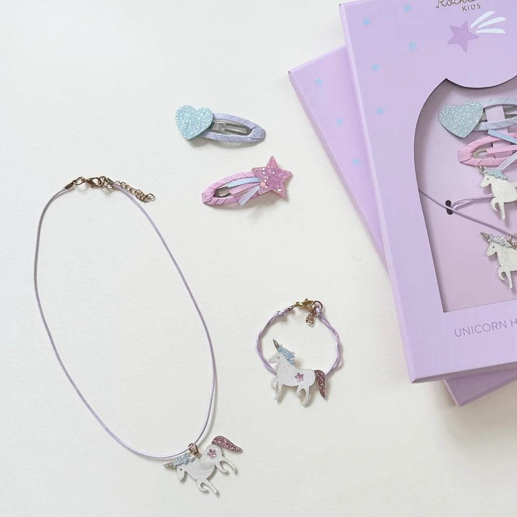 Rockahula Unicorn Hair & Jewellery Set