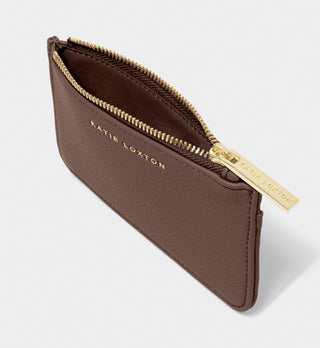Katie Loxton Hana Coin & Cardholder in Chocolate