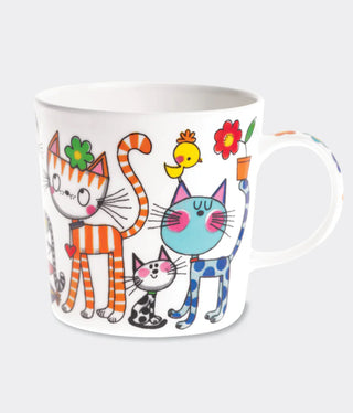 Rachel Ellen Boxed Bone China Mug - Cats Meow!