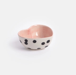 HEART SHAPE DOTTY TRINKET BOWL