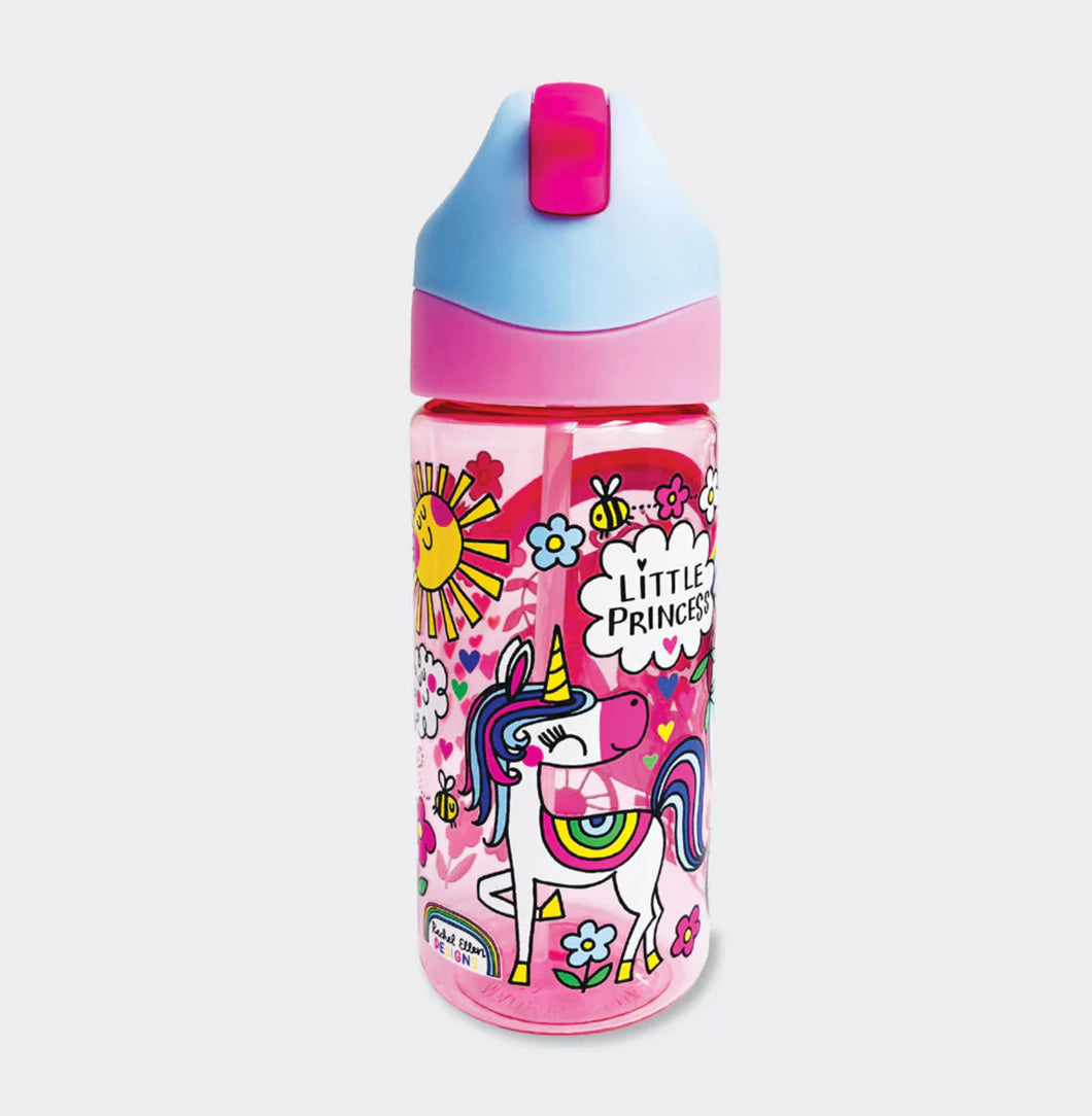 Drinks Bottle with Straw - Litttle Princess