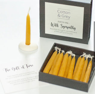 Cotton & Grey With Sympathy Candles