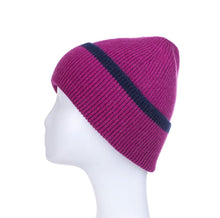 Load image into Gallery viewer, PARK LANE KNITTED HAT IN FUCHSIA

