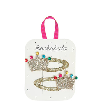 Rockahula Glitter Crown Clips