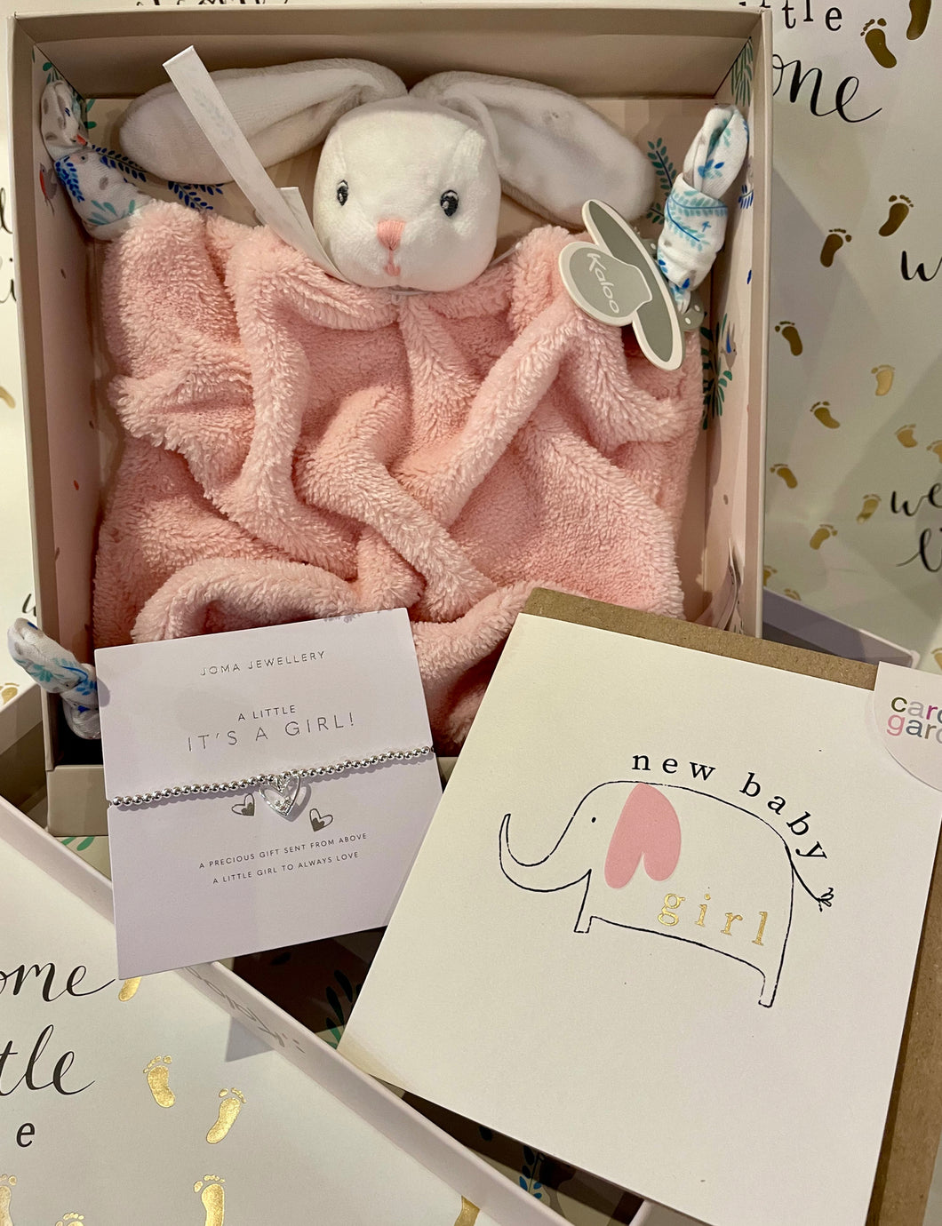 Baby Gift Package - White Kaloo Bunny
