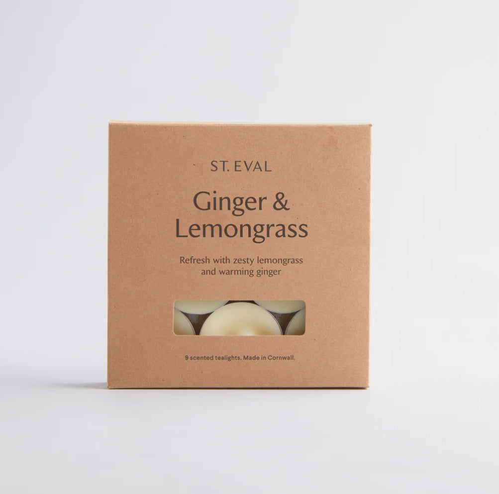 St Eval Ginger & Lemongrass Scented Tealights