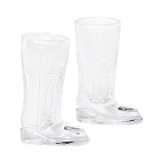 Gentleman’s Hardware Set Of 2 Cowboy Boot Shot Glasses