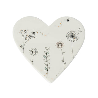 Heart Coaster-Wildflowers
