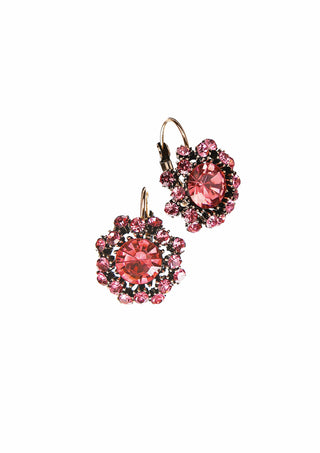 Daisy Days Earrings with French Hook - Rose
