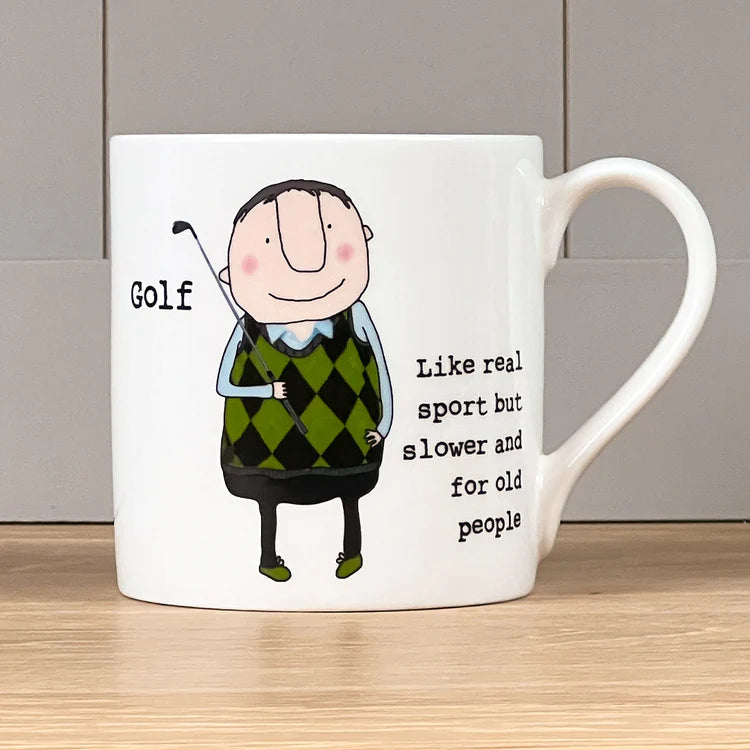 ROSIE MADE A THING GOLF MUG