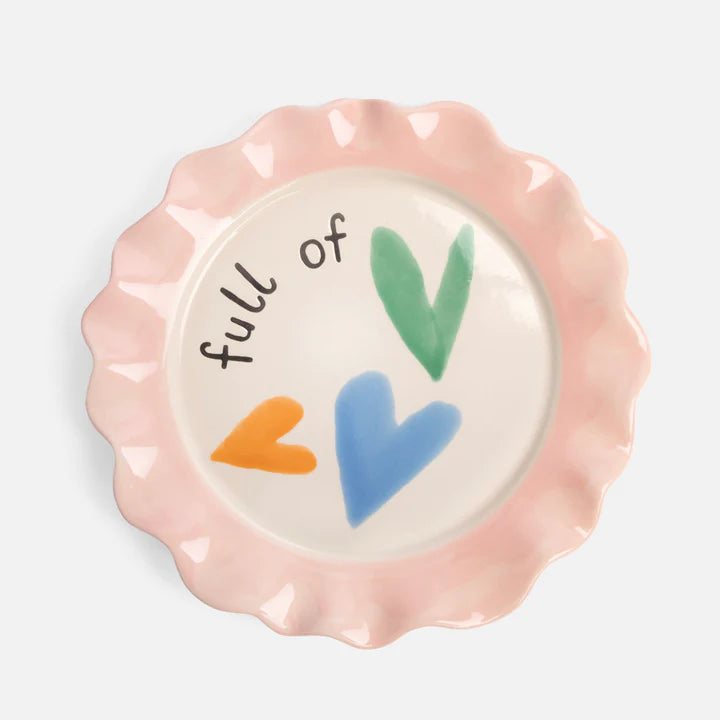 Full Of Love Hearts Plate