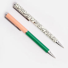 Load image into Gallery viewer, Pink /Green &amp; Hearts Set of 2 Pen Set
