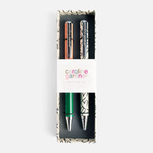 Load image into Gallery viewer, Pink /Green &amp; Hearts Set of 2 Pen Set
