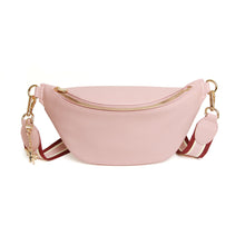 Load image into Gallery viewer, Alice Wheeler Pink Banana Bag
