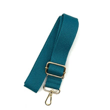 Load image into Gallery viewer, Sixton London - Rivington Teal Cross Over Bag with Lightening Bolt Removable Pin.
