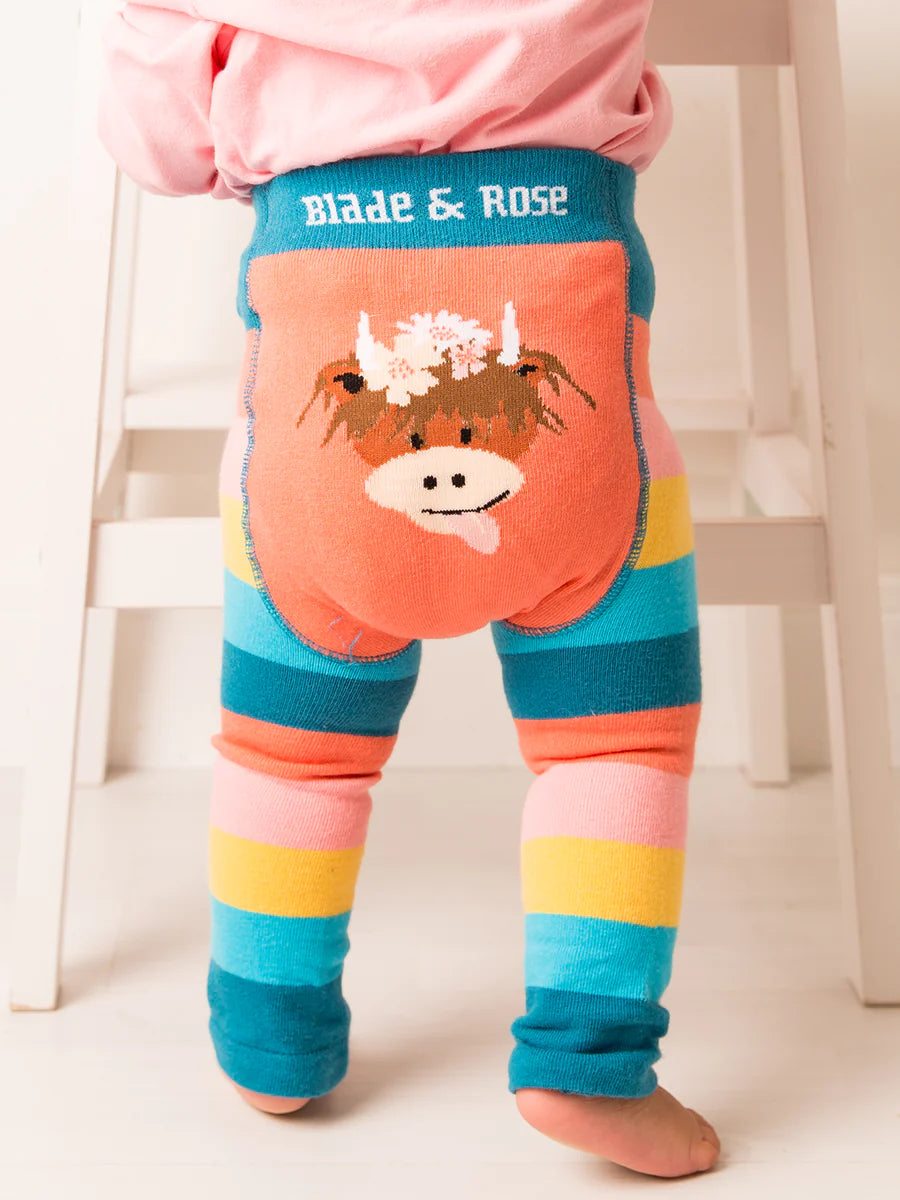 Blade & Rose Bonnie The Highland Cow Leggings