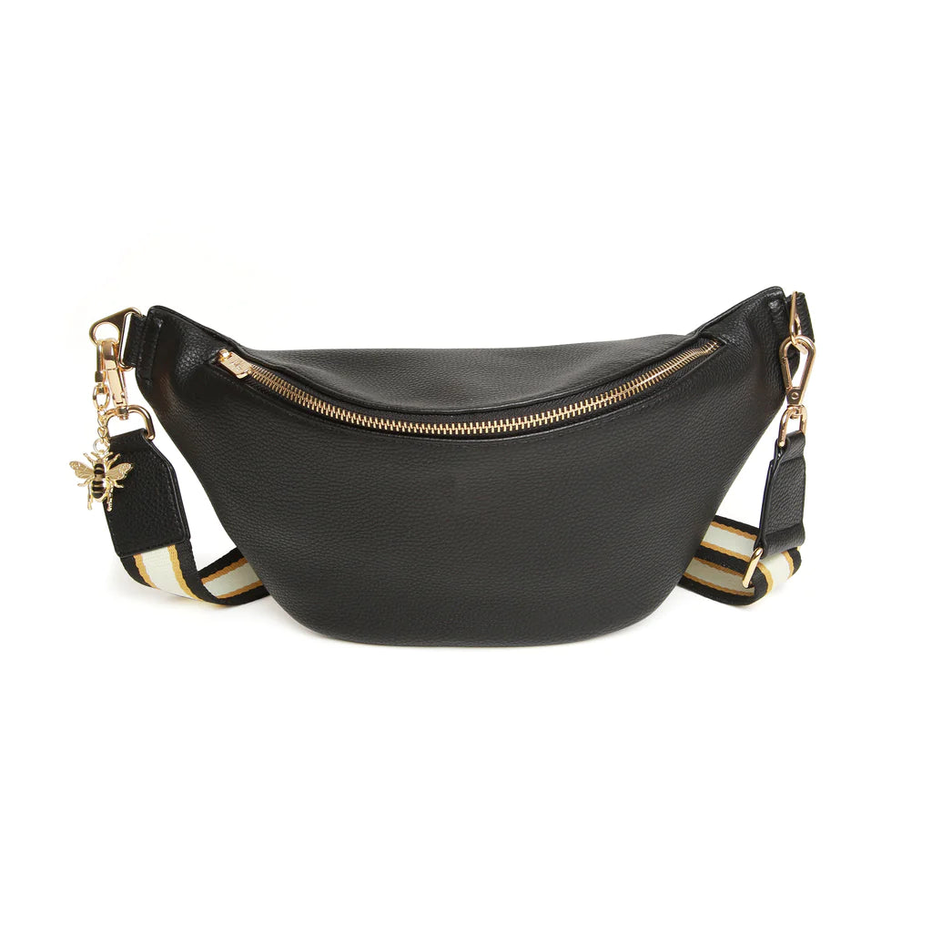 Alice Wheeler Black Banana Bag