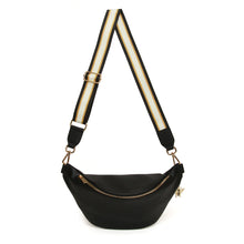 Load image into Gallery viewer, Alice Wheeler Black Banana Bag
