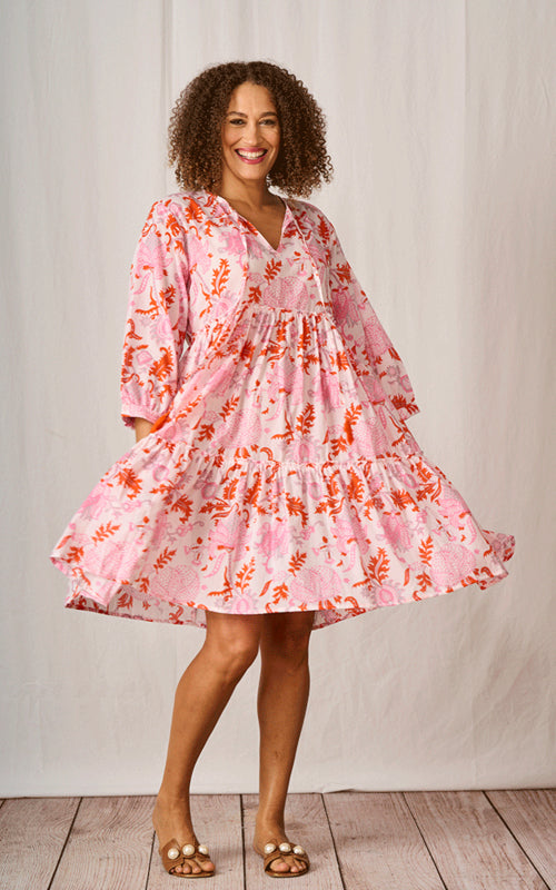 Luella Jambi Cotton Dress Printed Pattern