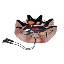 Load image into Gallery viewer, Donna May London Nude Lay Flat Makeup Bag
