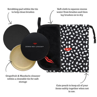 Donna May London Makeup Brush Cleaner  Set