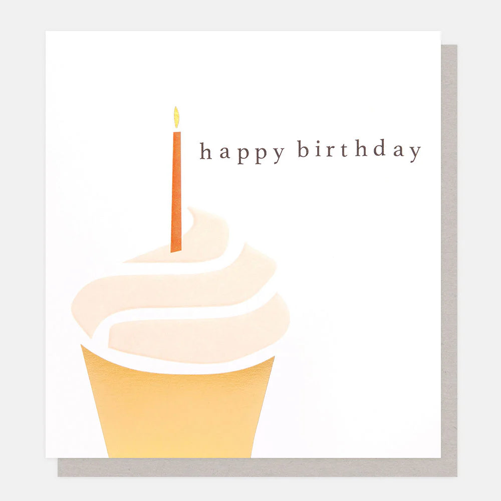 Happy Birthday Cupcake Card