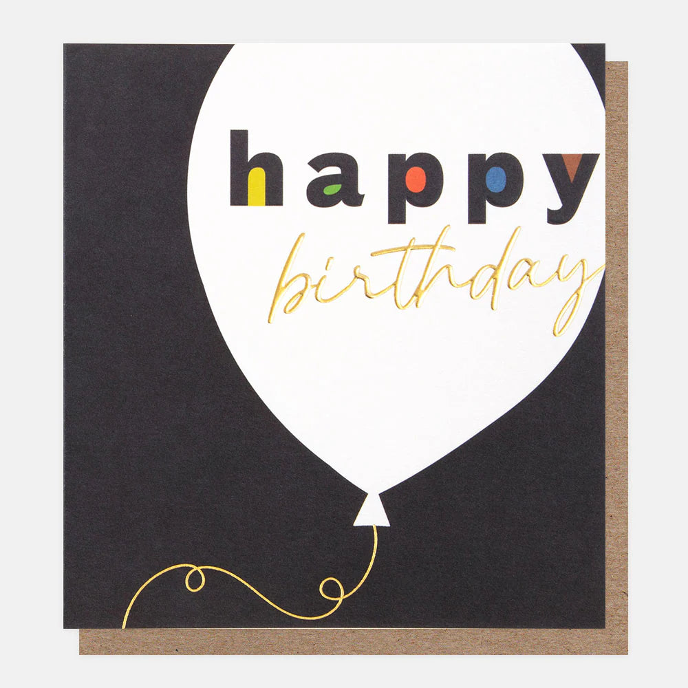 Happy Birthday Balloon Card