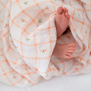 Aden & Anais Country Floral 2 Pk Muslin Swaddle Blanket