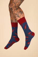 Load image into Gallery viewer, Power Chillies Men’s Socks - Blue
