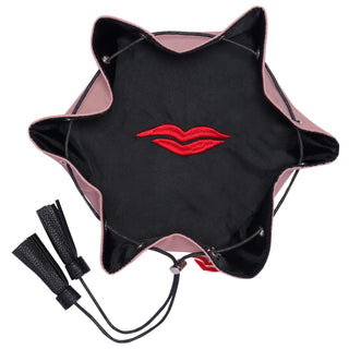 Donna May Nude Mini Faux Leather Makeup Bag