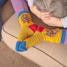 Load image into Gallery viewer, Wrendale Children’s Dachshund Socks Size 6-8.5 Age 2-4 yrs
