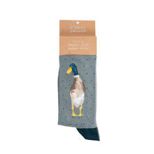 Load image into Gallery viewer, Wrendale Men’s Socks - Guard Duck
