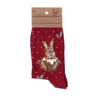 Wrendale Rabbit Christmas Sock
